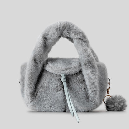 Luxuriöse Kunstpelz-Handtasche