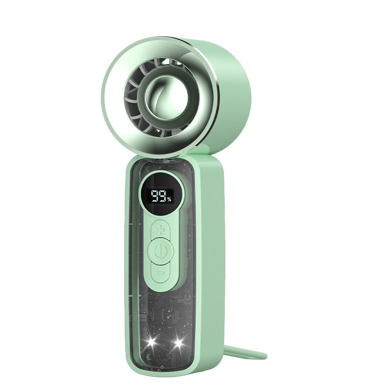 Damen Tragbarer USB Ventilator mit digitaler Ladeanzeige Brehn
