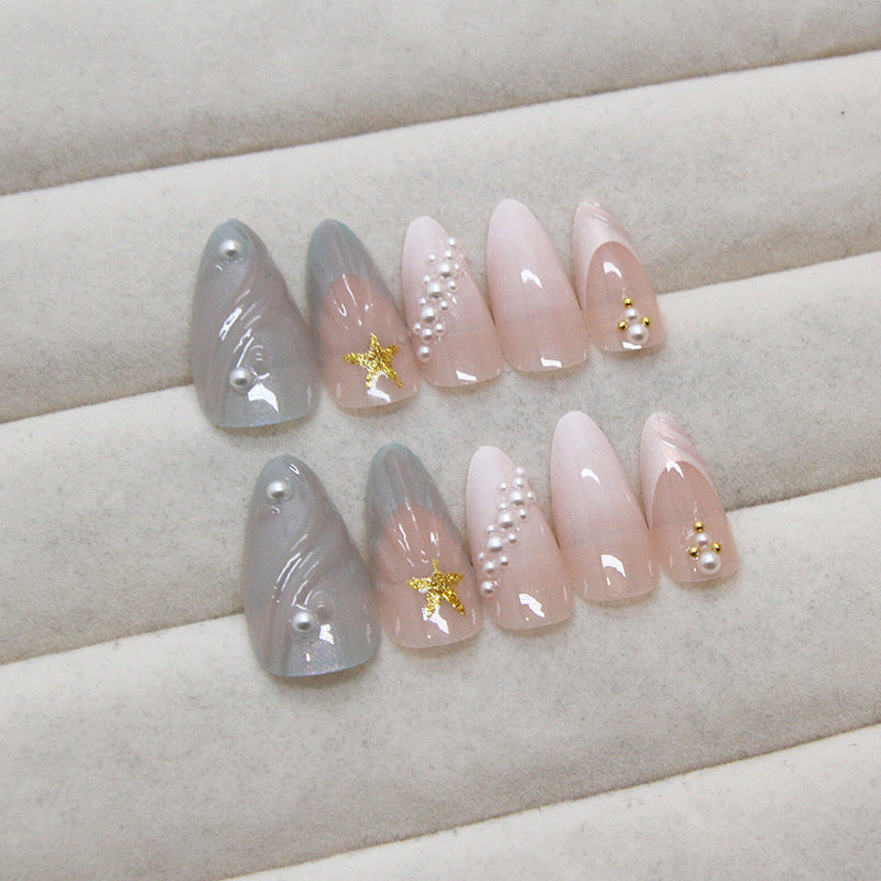 Künstlerische Gel Press-On Nagelspitzen Brehn