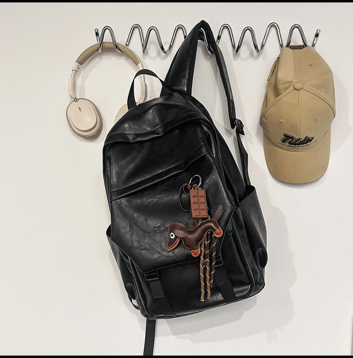 Vintage Leder Rucksack Brehn