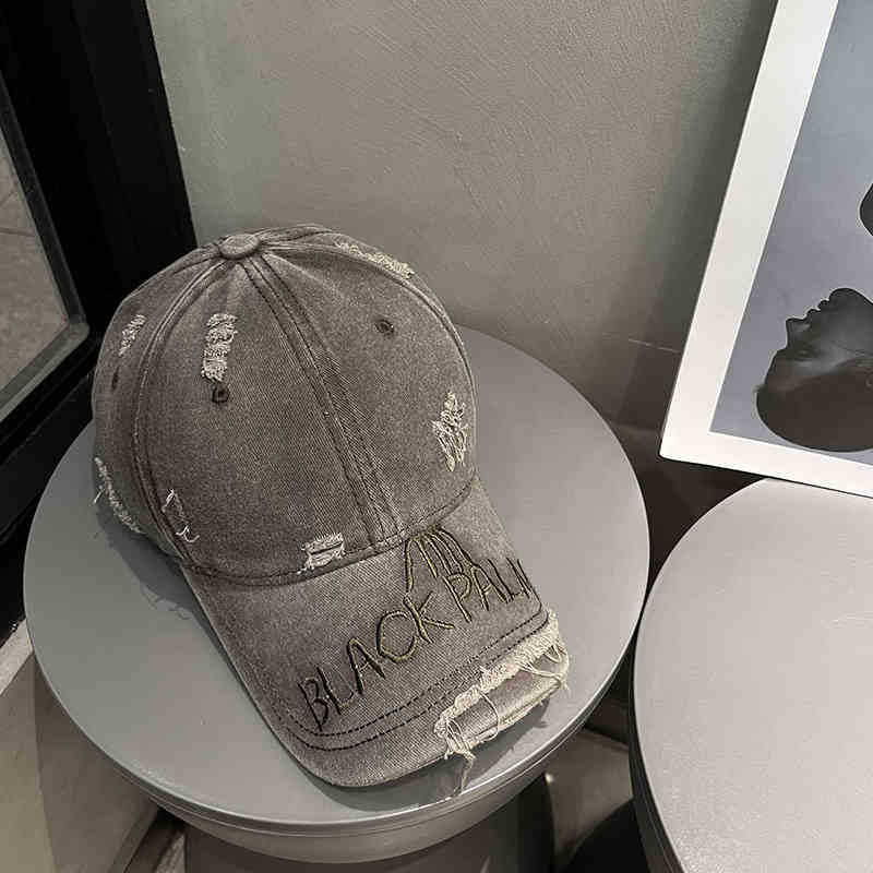 Damen Destroyed Denim Baseball Cap Brehn 1784188369