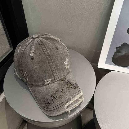 Damen Destroyed Denim Baseball Cap Brehn 1784188369