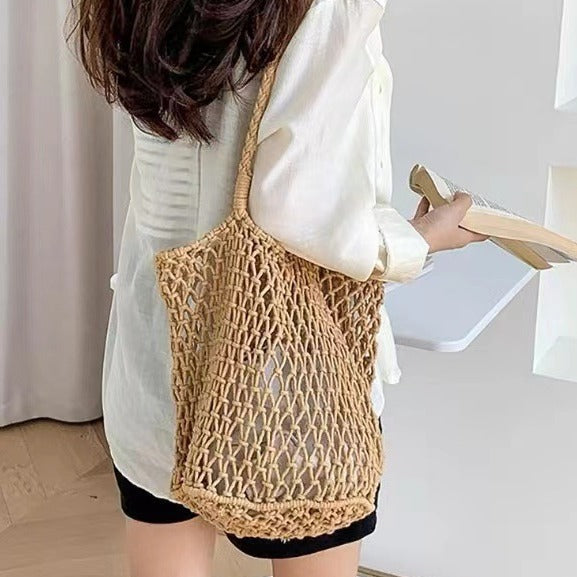 Handgeknüpfte Netz-Tasche Brehn