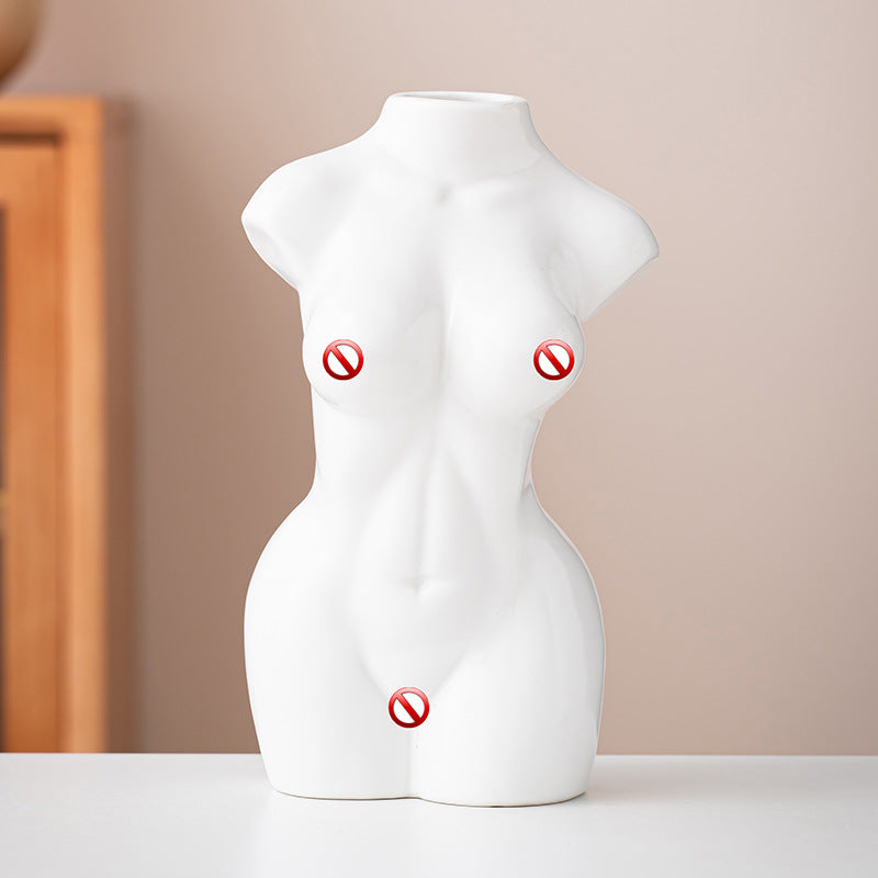 Künstlerische körperförmige dekorative Vase