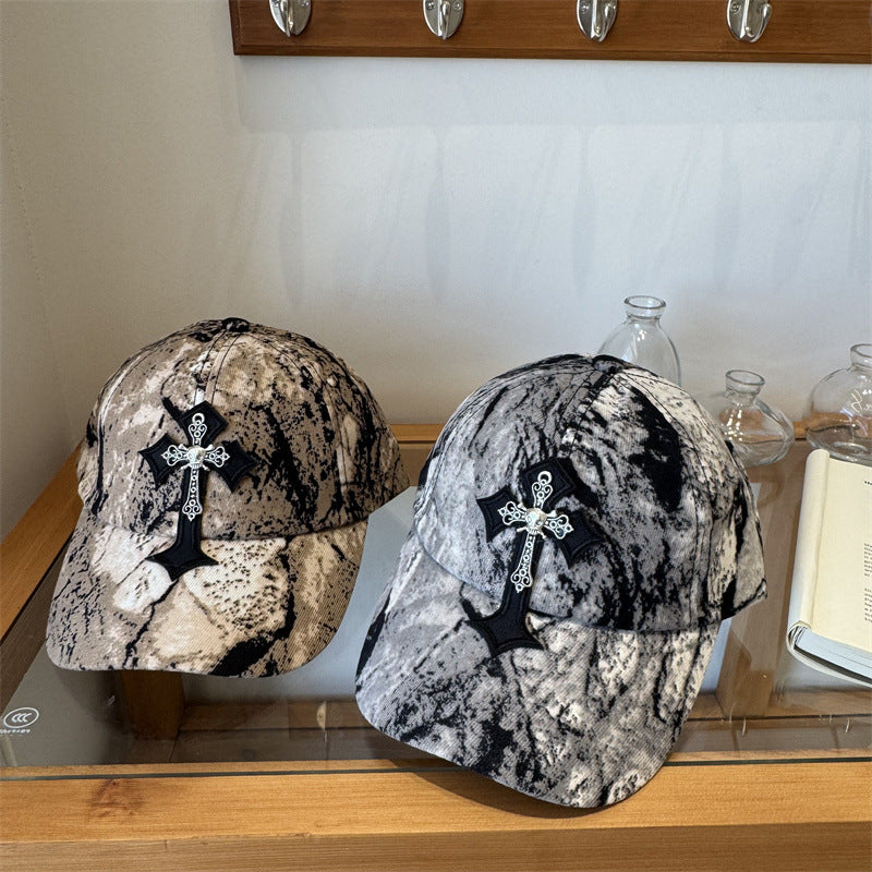 Männer Cross-Embellished Cap Brehn