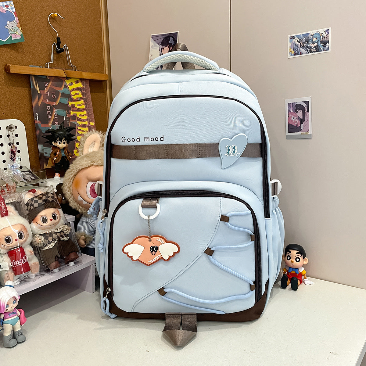 Rucksack mit Stilvollem Design und Praktischen Außenfächern Brehn