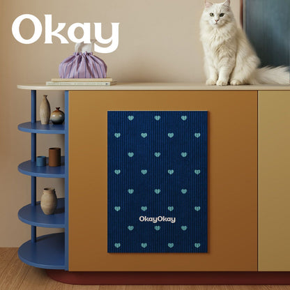 Decorative Absorbent Ribbed Kitchen Drying Mat