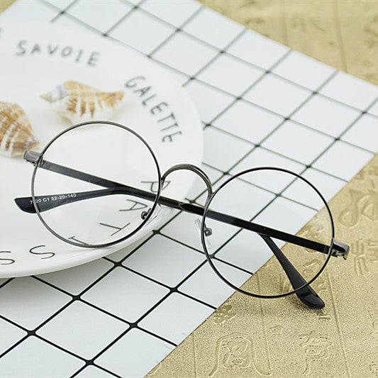 Damen Runde Brille mit filigranem Metallrahmen Brehn