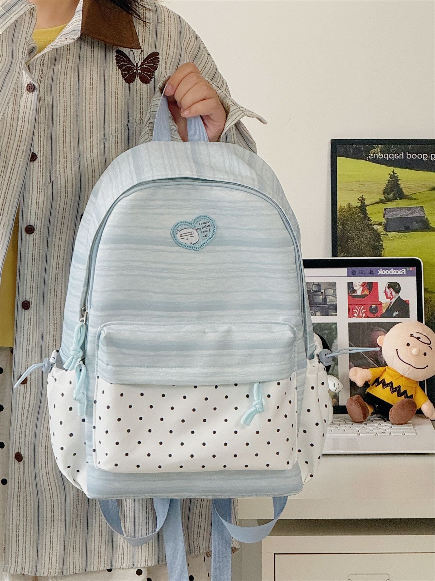 Leichter Mehrfach-Taschen Wanderschulrucksack