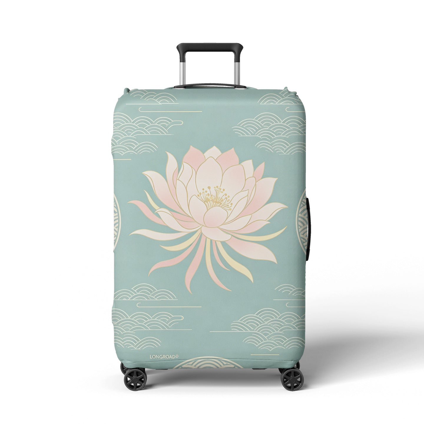 Damen Reisekoffer Brehn Blumendesign mit verstellbarem Griff