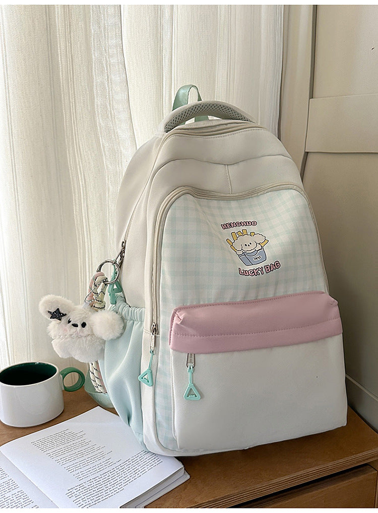 Niedlicher Grafikdruck Schulrucksack