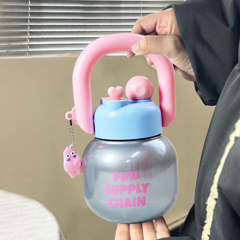 Damen Verspielte Trinkflasche mit tierischem Design Brehn