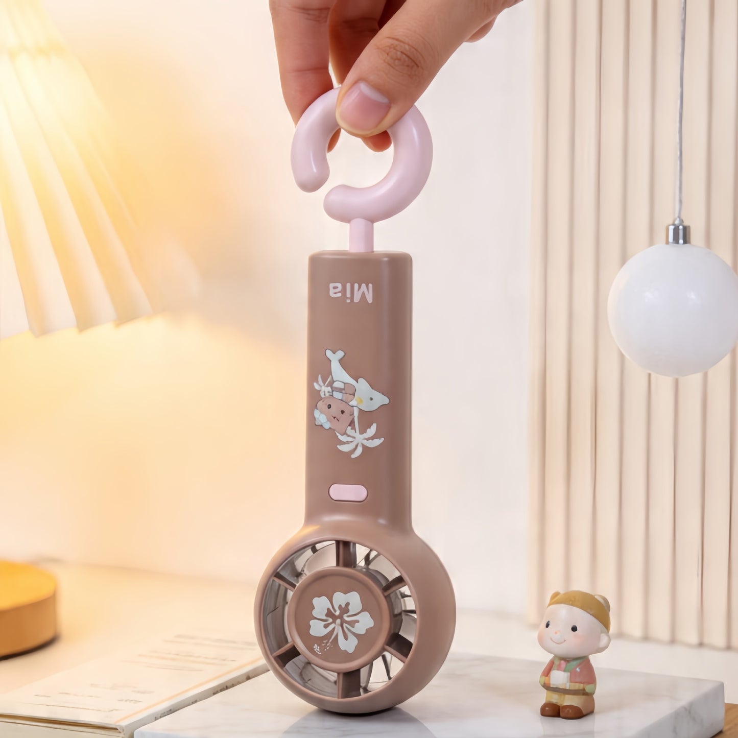 Damen Tragbarer USB Handventilator mit einzigartigem Tiermotiv Brehn