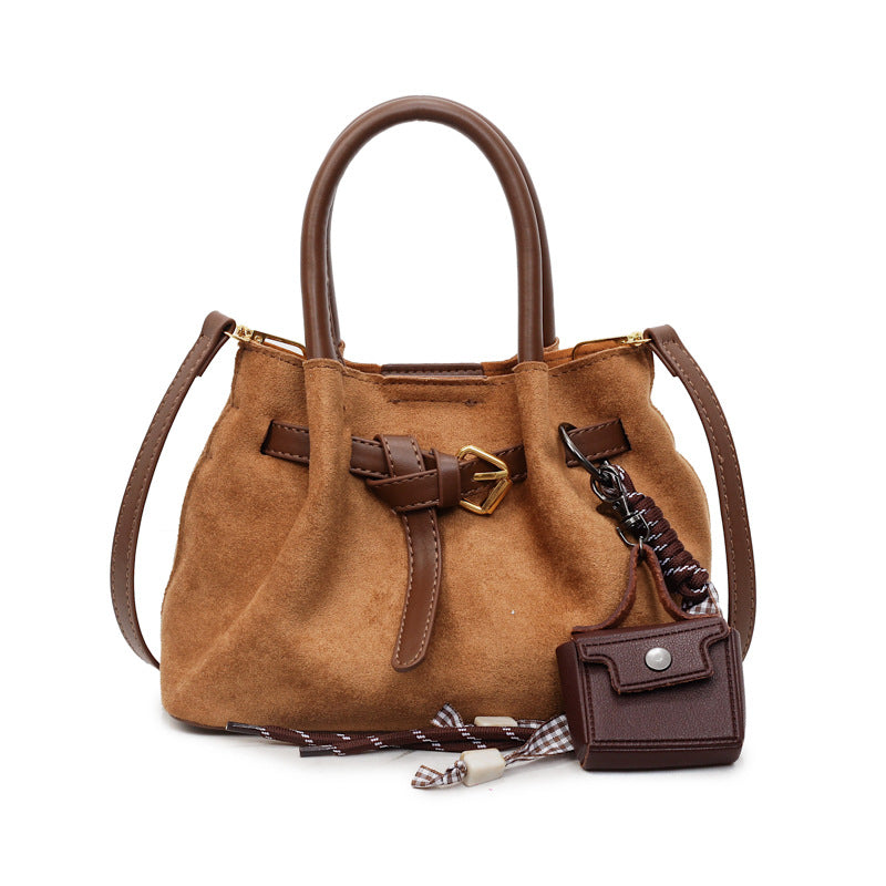 Elegante Wildleder Handtasche Brehn