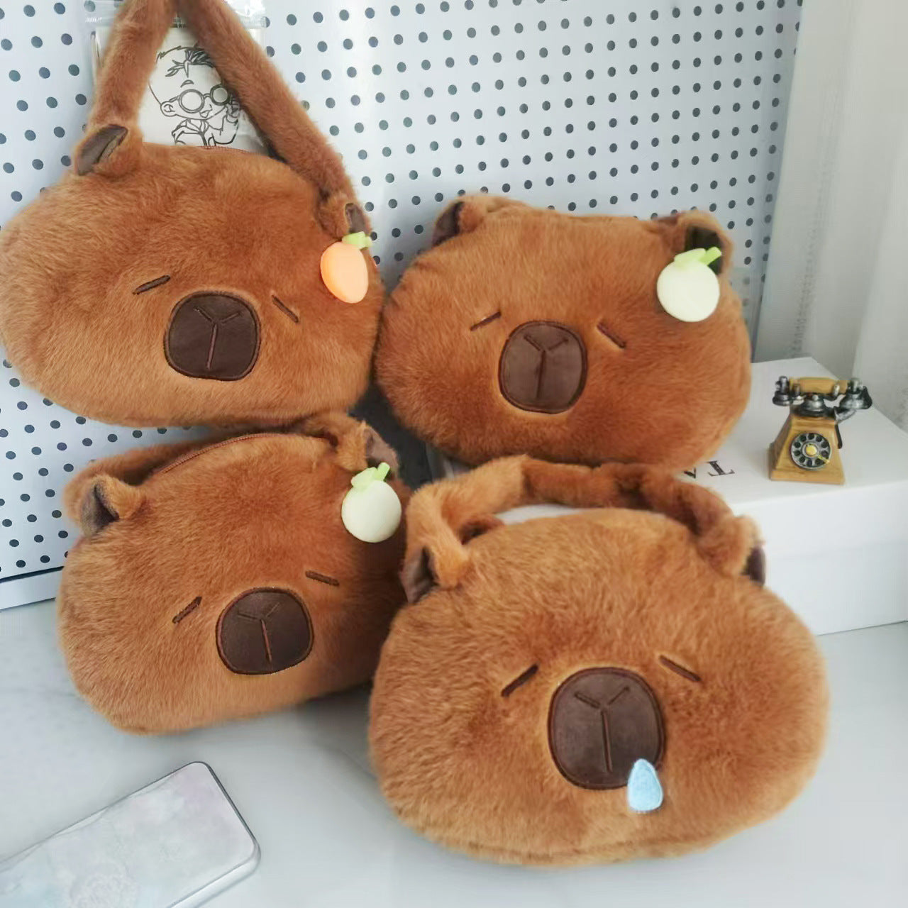 Plüsch-Handtasche Im Süßen Bärenmotiv Brehn