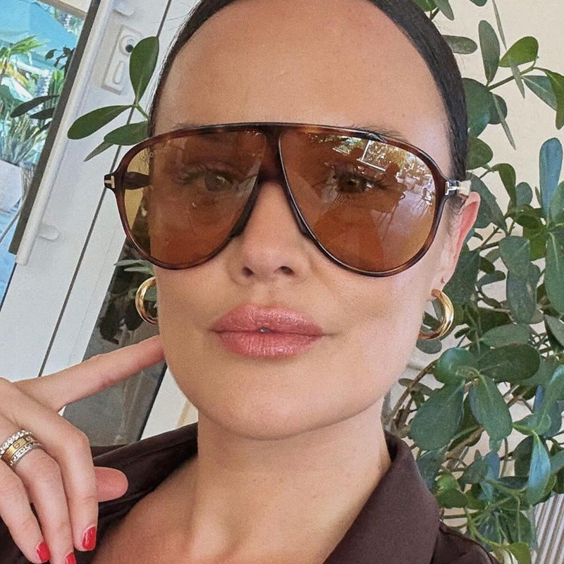 Damen modische Brille mit großem angesagtem Gestell Brehn