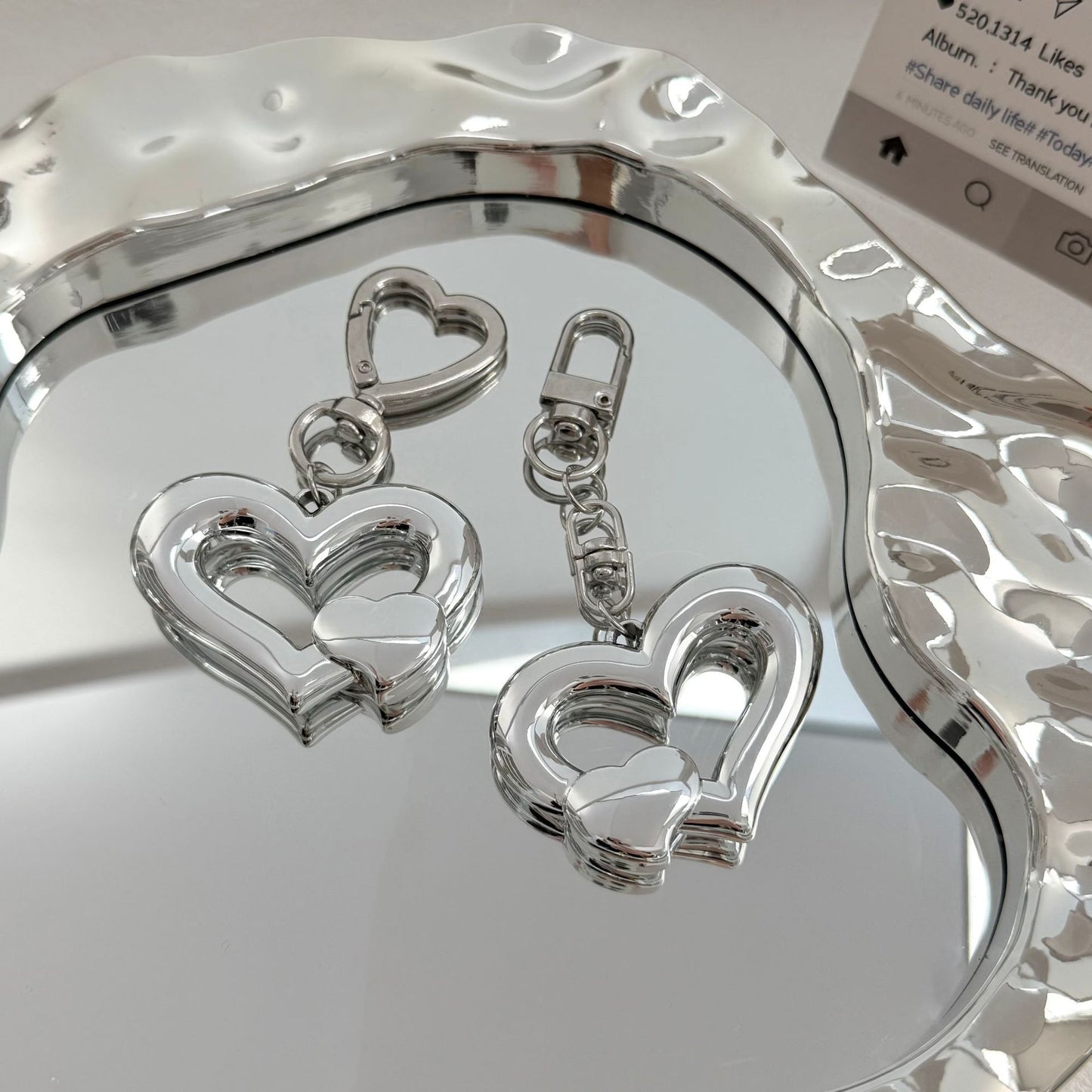 Herz-Design Schlüsselanhänger Brehn
