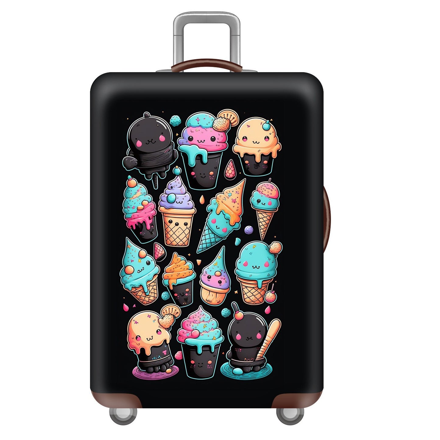 Unisex Hartschalenreisekoffer mit buntem Cartoon-Motiv Brehn