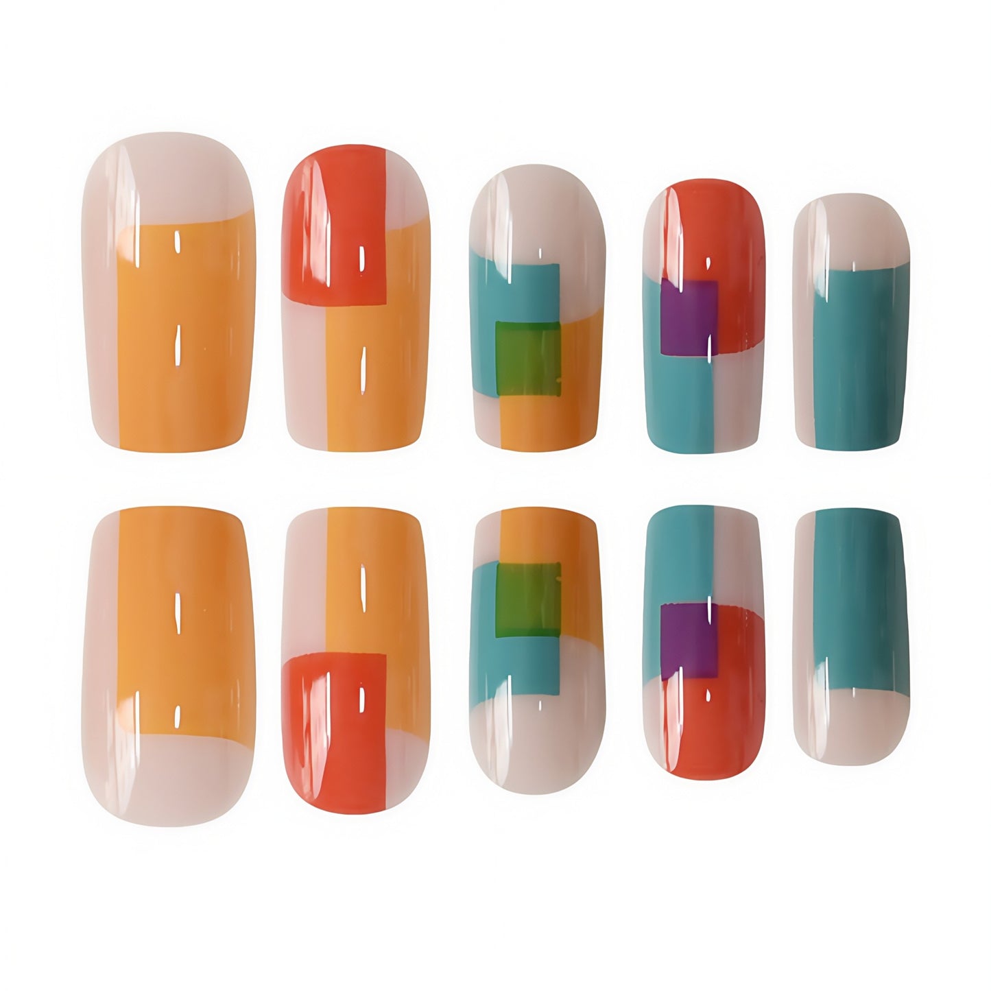 Geometrisches Nagelkunst Design Kit Brehn