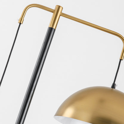 Moderne Industrie Stehlampe mit verstellbarem Schirm