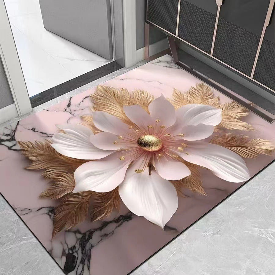 Dekorative Floralbereich Matte