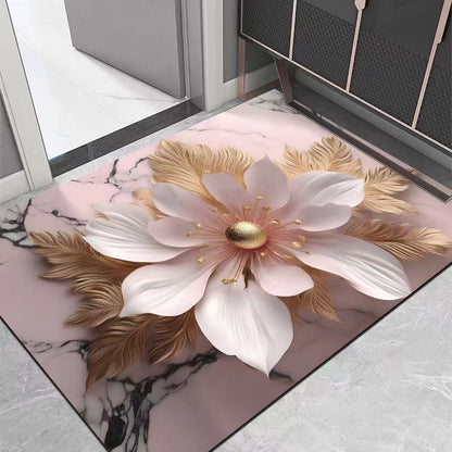 Dekorative Floralbereich Matte