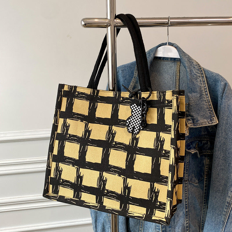 Stylische Canvas-Shopper Tasche