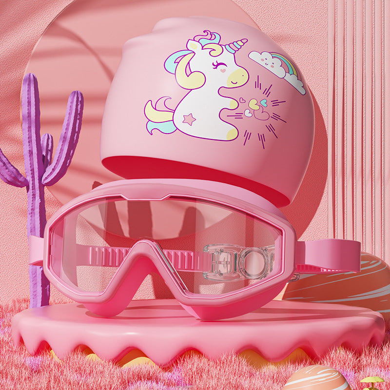 Kids Einhorn-Themen Schwimmbrillen Set Brehn