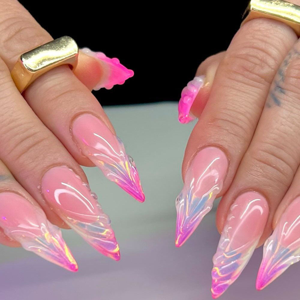 Premium Langanhaltende Stiletto Nagelverlängerungen Brehn