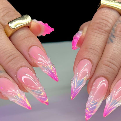 Premium Langanhaltende Stiletto Nagelverlängerungen Brehn