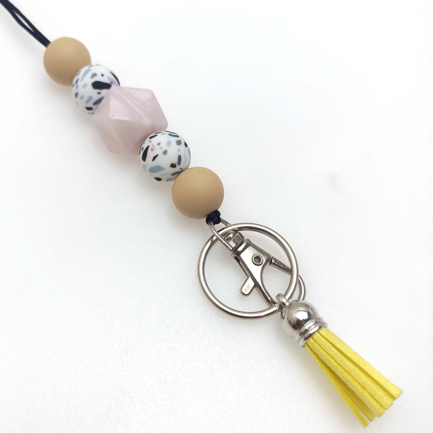 Farbenfrohe Perlen Schlüsselanhänger Halter Brehn
