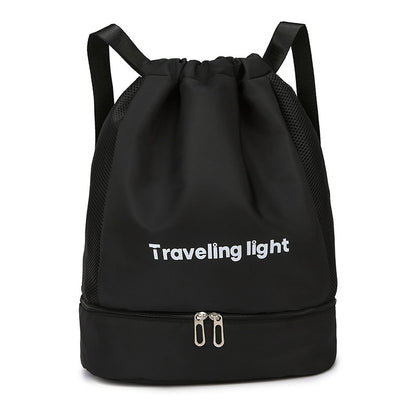 Lässiger Kordelzug-Rucksack Brehn