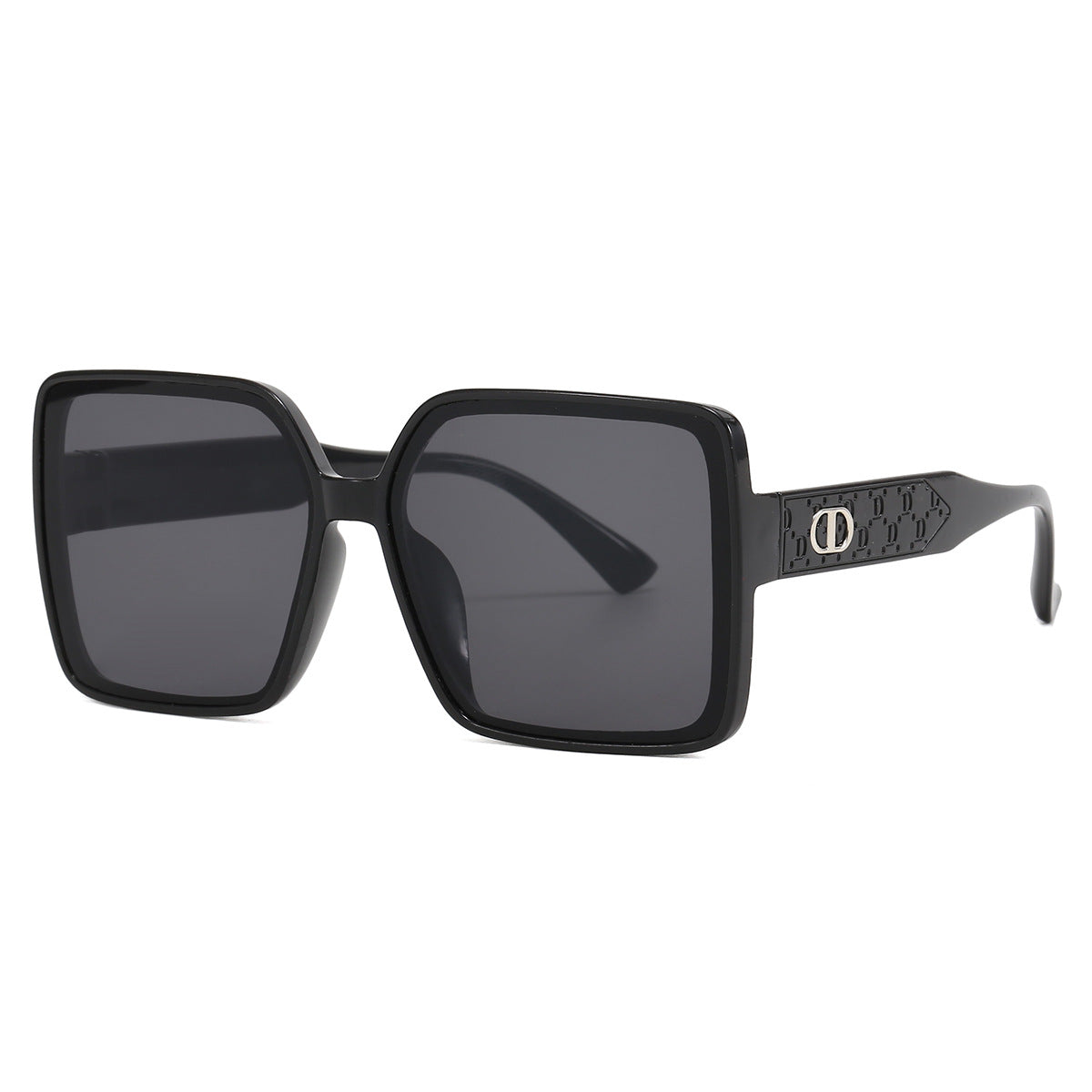 Damen modische quadratische Sonnenbrille mit transparentem Design Brehn
