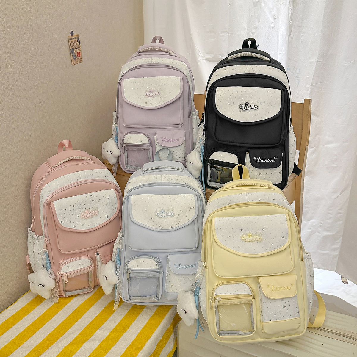 Stylischer Multifunktions-Schulrucksack Brehn