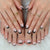 Stylisches Press-On-Nagelset mit elegantem französischen Spitzen-Design Brehn