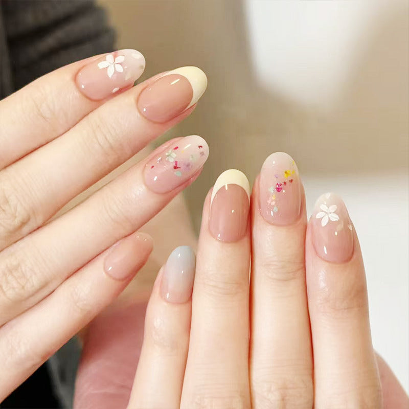 Verspielt Hase-Themen Press-On Nagelkunst Set Brehn