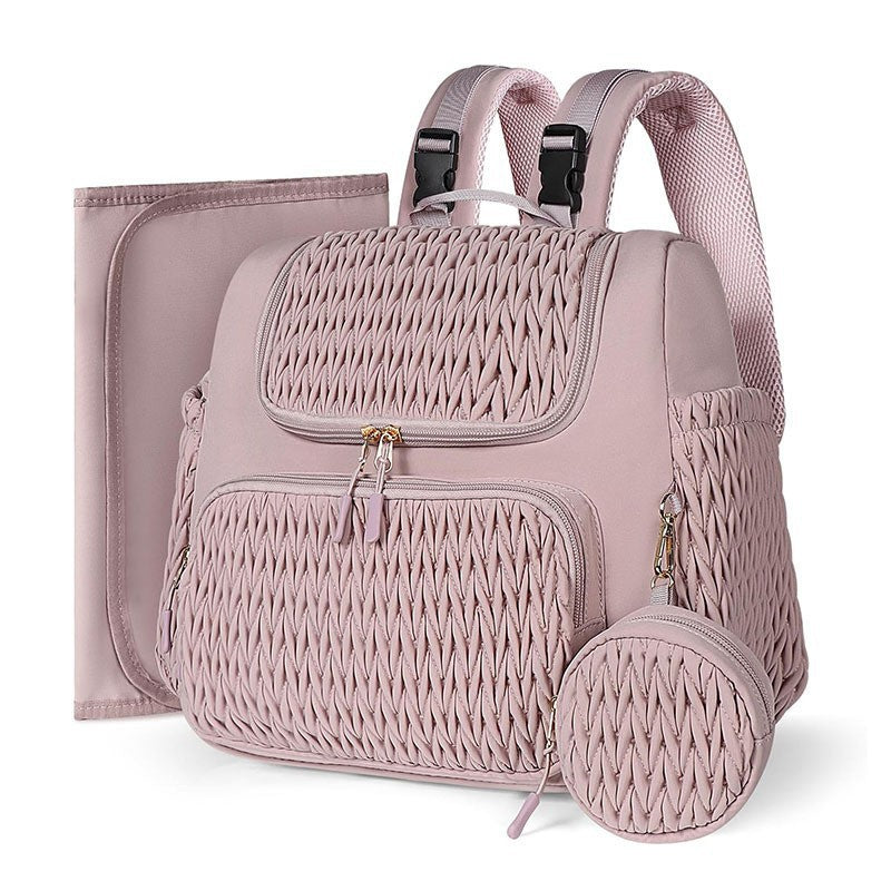 Modischer Rucksack mit Strukturiertem Obermaterial Brehn
