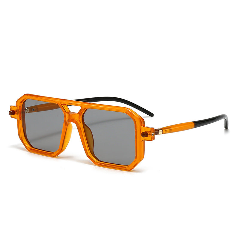 Damen oversized rechteckige Brille Brehn