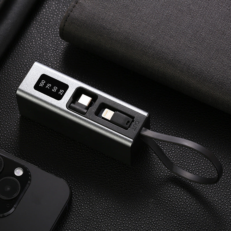 Multifunktionale Ladegerät mit Integriertem Usb-Kabel und Led-Anzeige Brehn