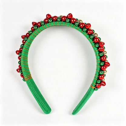 Festlicher Haarreif mit Weihnachtsmotiven