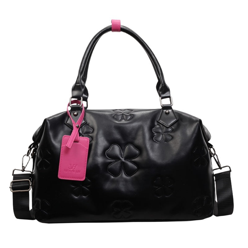 Stylische florale Prägung Handtasche
