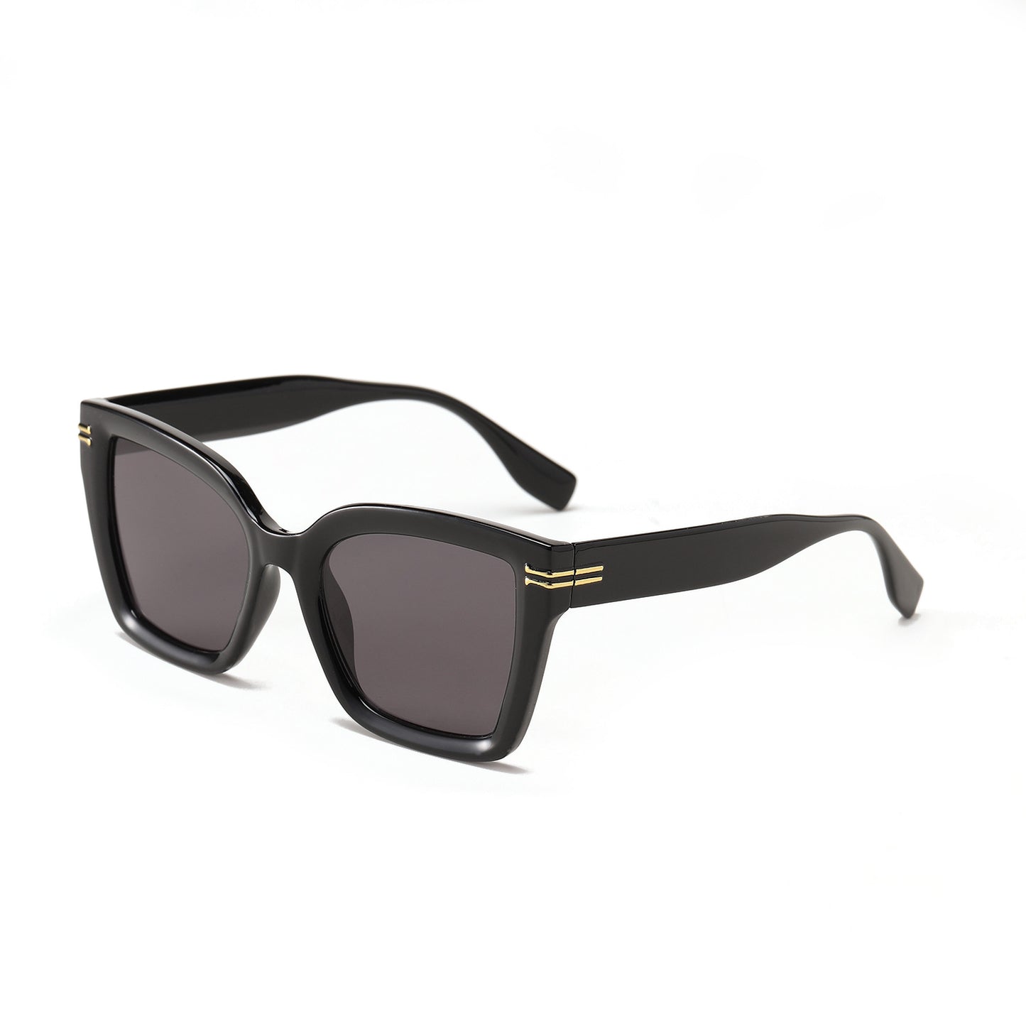 Damen trendige quadratische Sonnenbrille mit elegantem Gestell Brehn