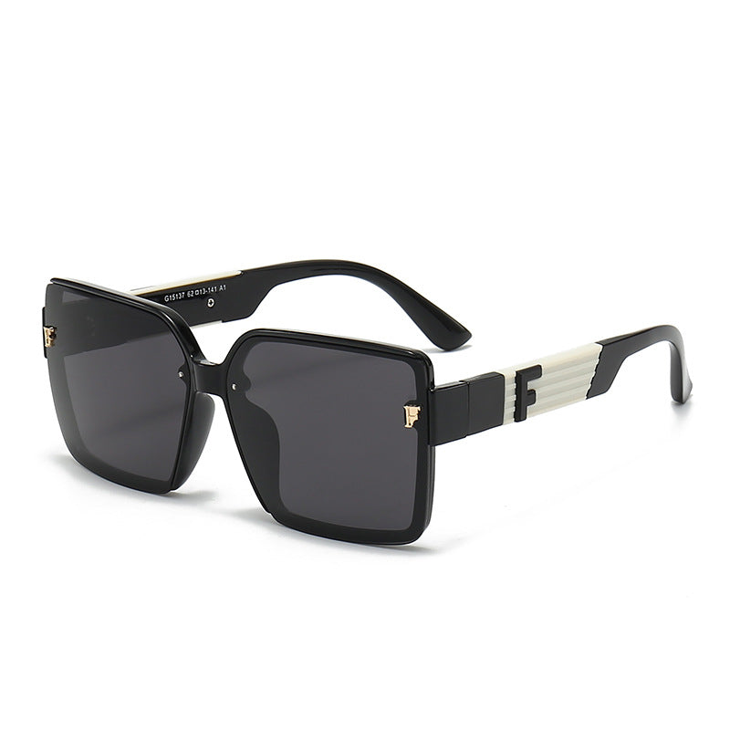 Damen quadratische Sonnenbrille mit luxuriösem Rahmen und polarisierenden Gläsern Brehn
