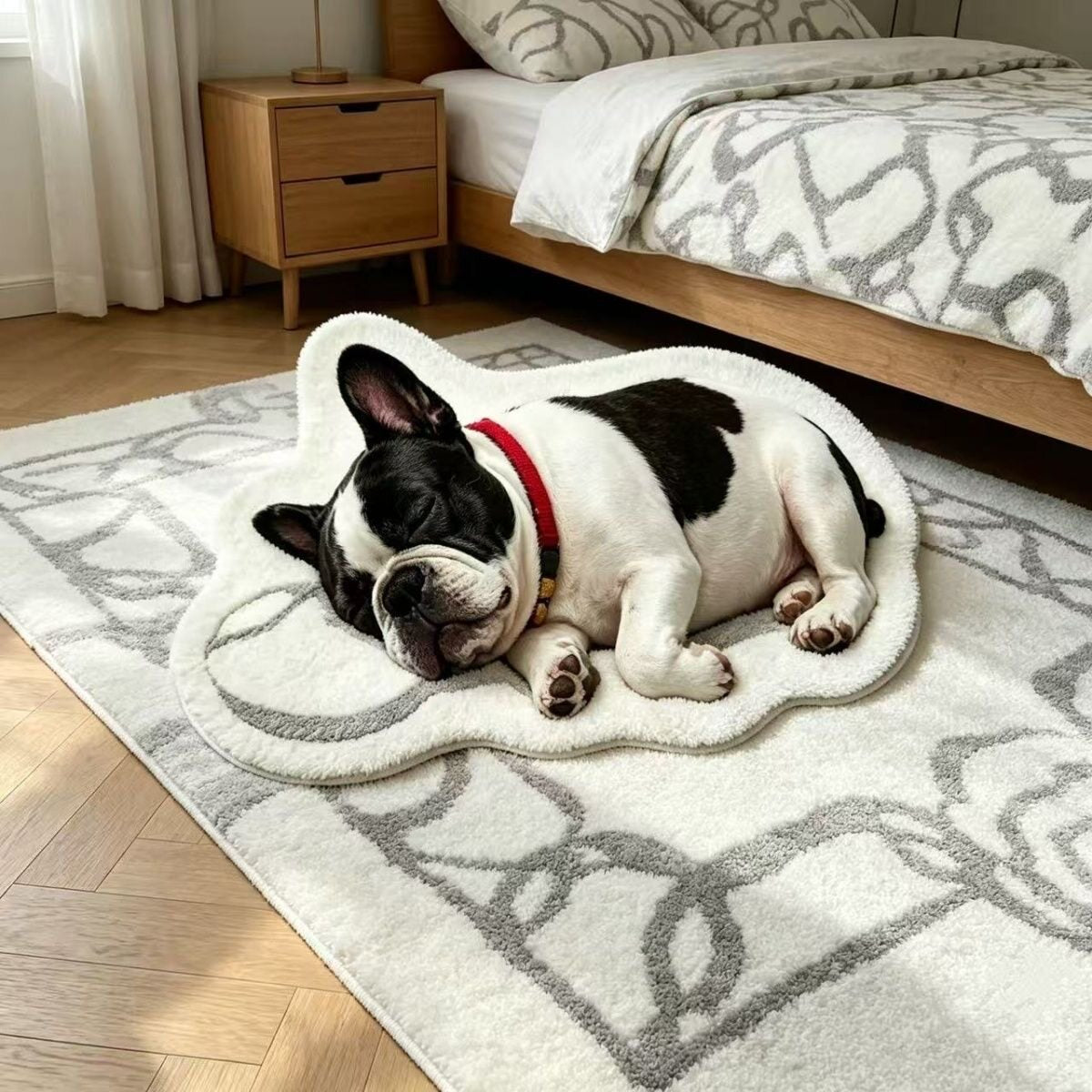 Cartoon Hund-förmiger Teppich