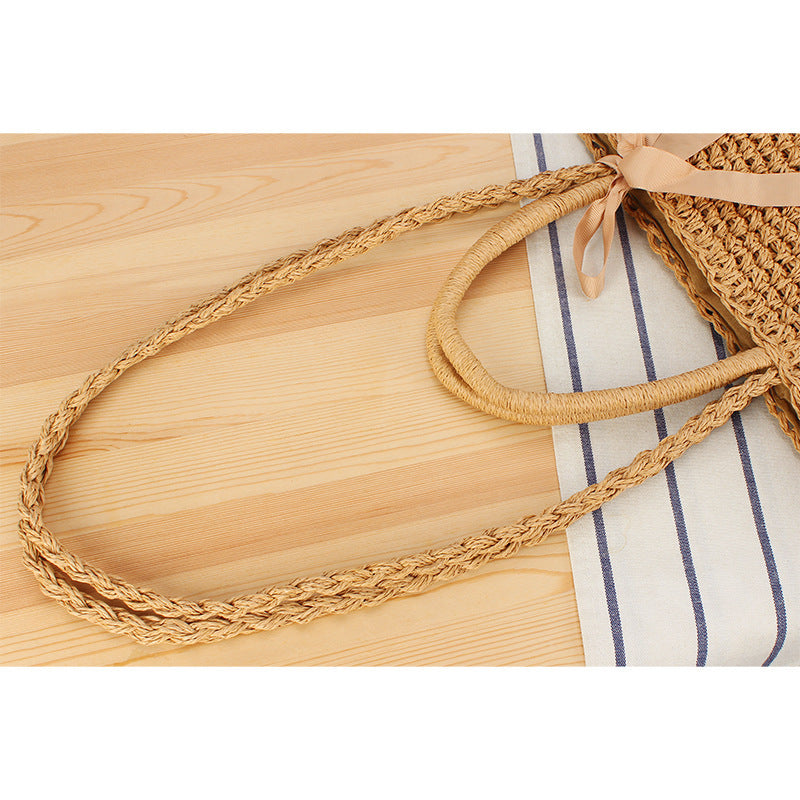 Elegante Stroh-Shoppingtasche Brehn