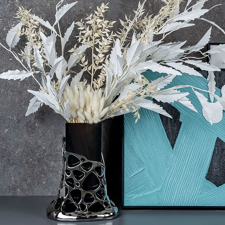 Skulpturale abstrakte dekorative Vase