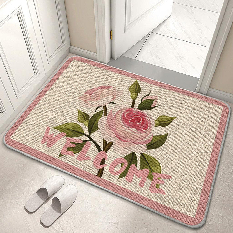 Dekorativer Floral Willkommensmatte Brehn
