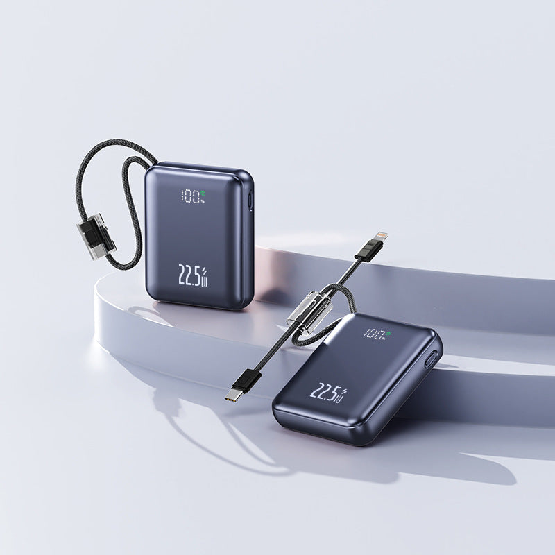 tragbare Schnelllade-Powerbank mit digitalem Display Brehn
