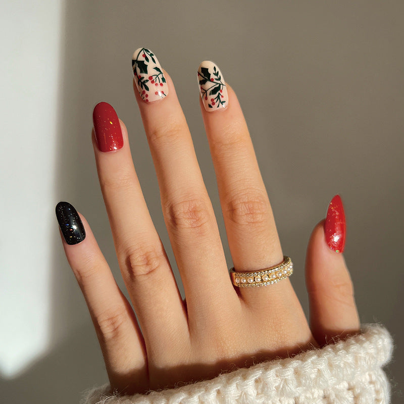 Kunstvolle Nagelkunst mit floralem 3D-Design Brehn