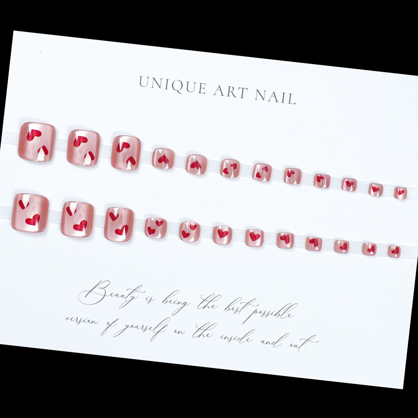 Kreatives Herz-Themen Nagelkunst Set Brehn